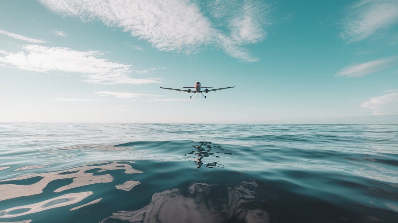 Common Causes and Factors Behind Flying in a Plane Over Water