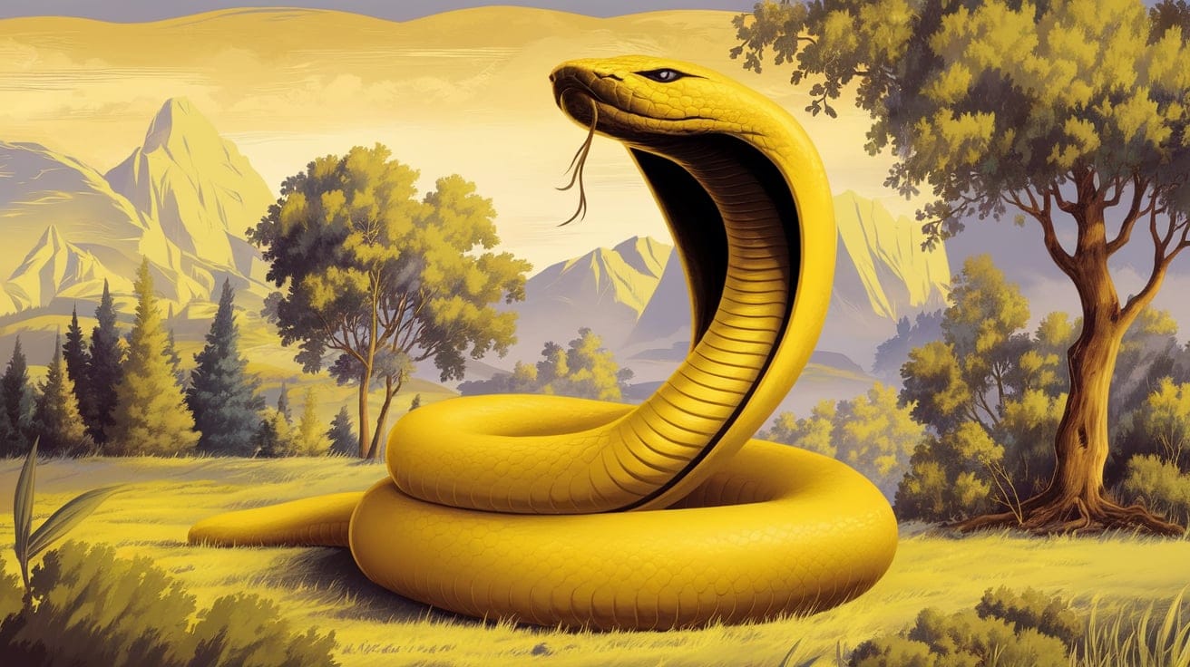 Psychological Interpretations of Seeing a Yellow Snake