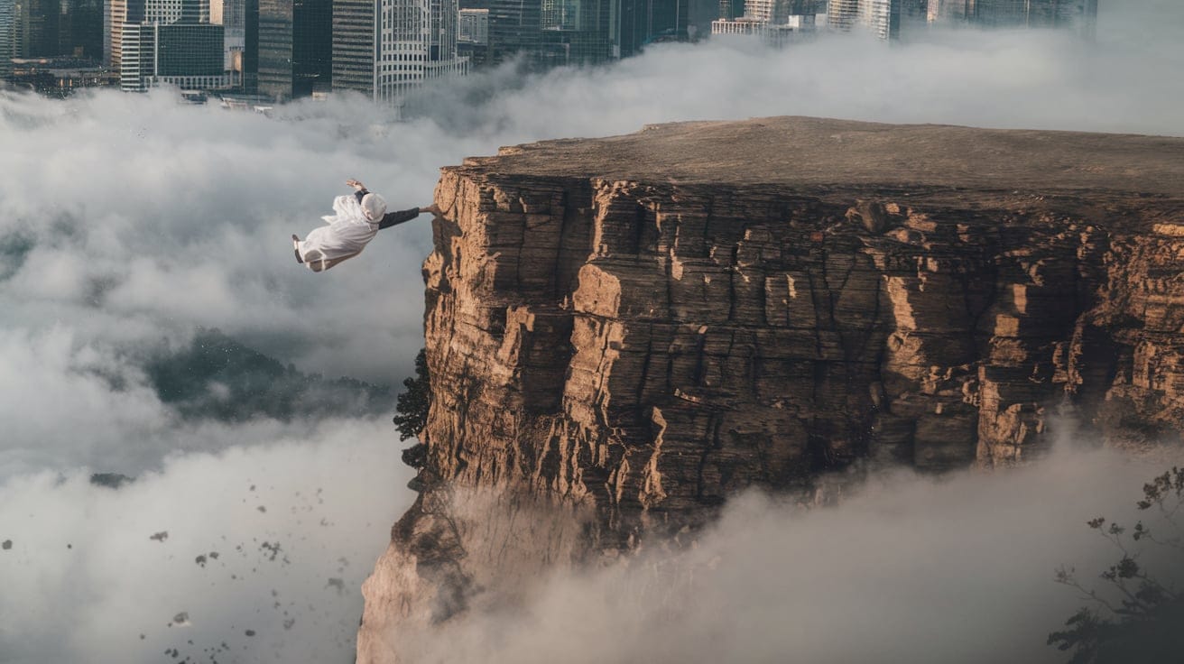 The Symbolic and Spiritual Significance of Falling Off a Cliff