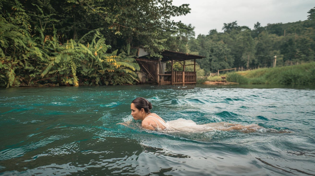 The Symbolic and Spiritual Significance of Swimming in a River