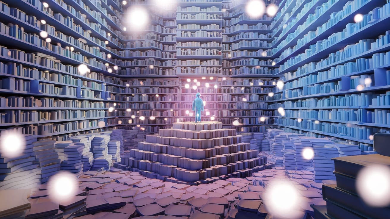  Finding Yourself in a Library with Infinite Books in a Dream