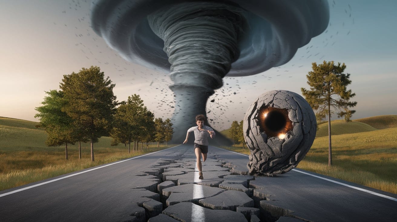 Common Causes and Factors Behind Dreams of Being Chased by a Natural Disaster