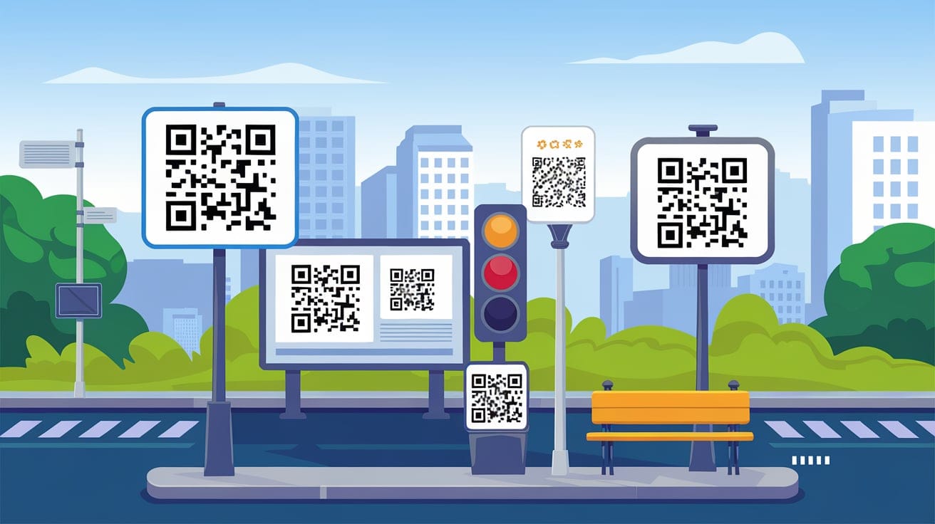 Placement and Distribution for qr codes