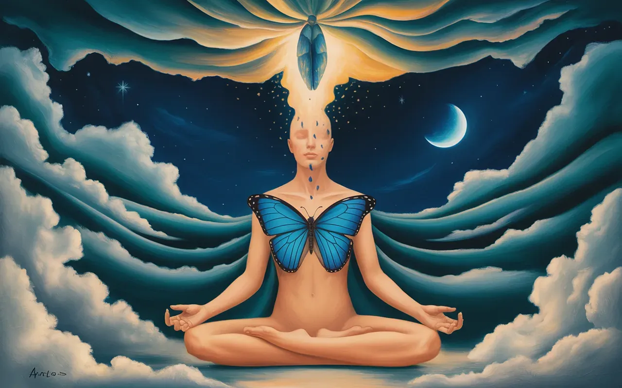 Jungian psychology of blue butterfly dream symbolism