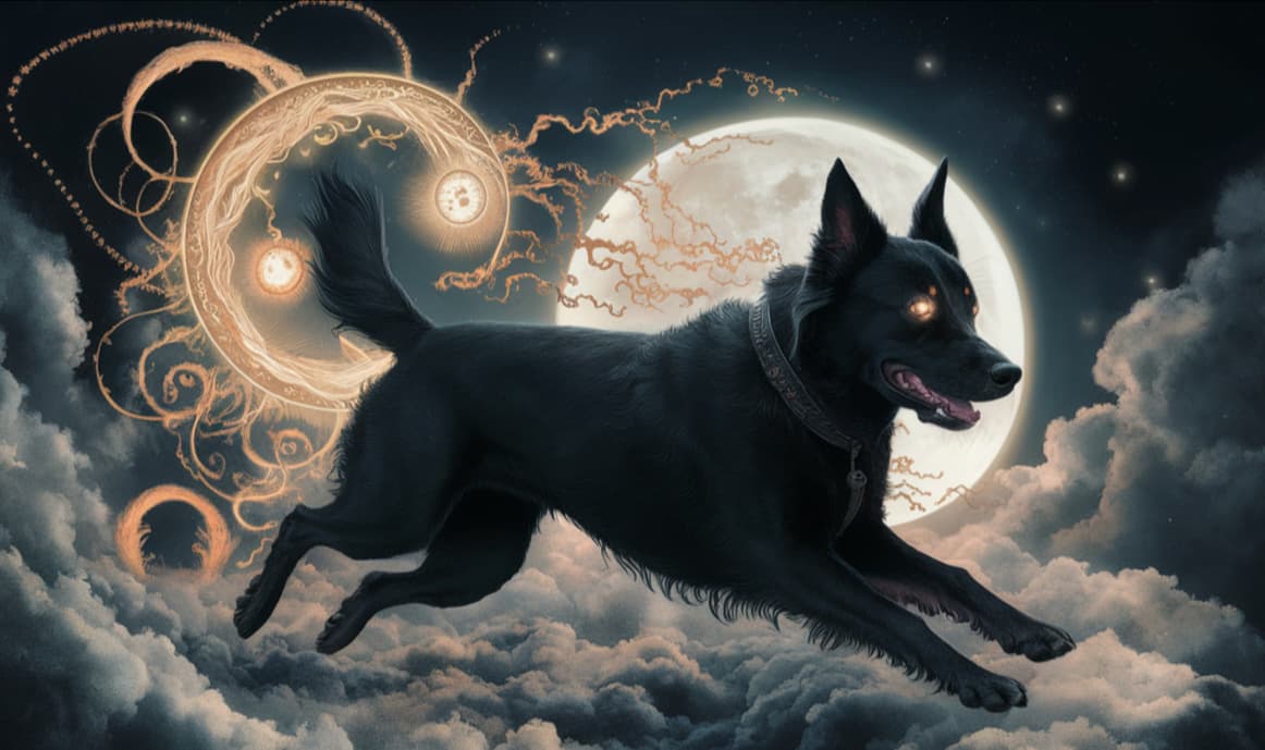 Spiritual Meaning of Seeing a Black Dog in a Dream