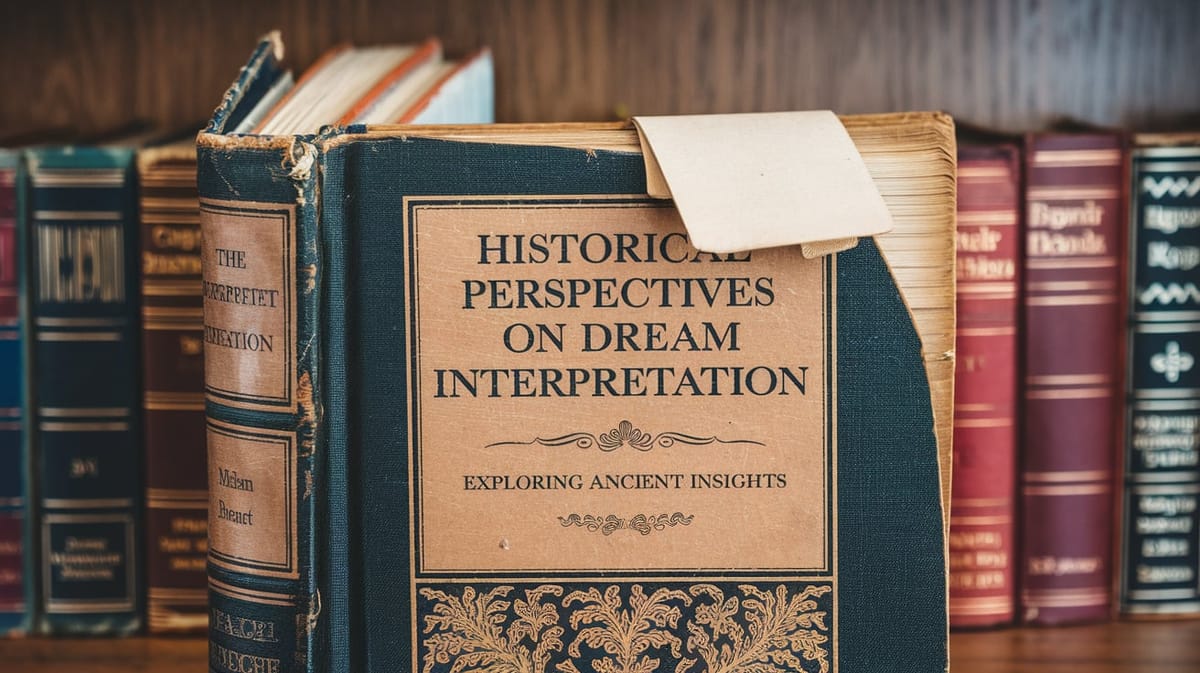 Historical Perspectives on Dream Interpretation: Exploring Ancient Insights