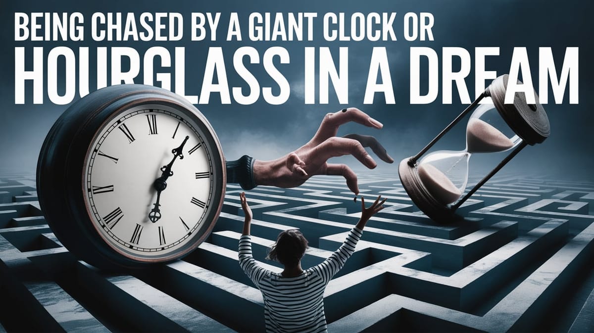 Being Chased by a Giant Clock or Hourglass in a Dream: Tick-Tocking Through the Labyrinth of Dream Symbolism