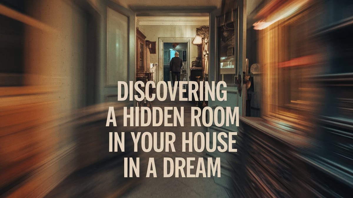 Discovering a Hidden Room in Your House in a Dream