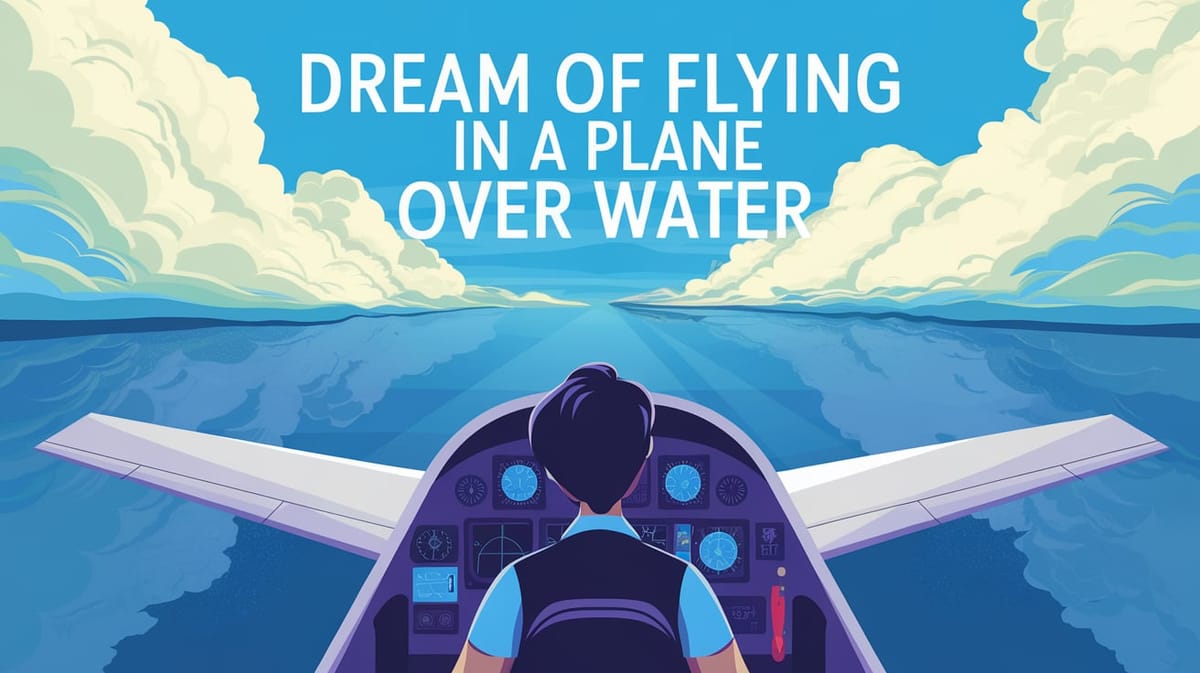 Dream of Flying in a Plane Over Water: Explore Aerial Adventures