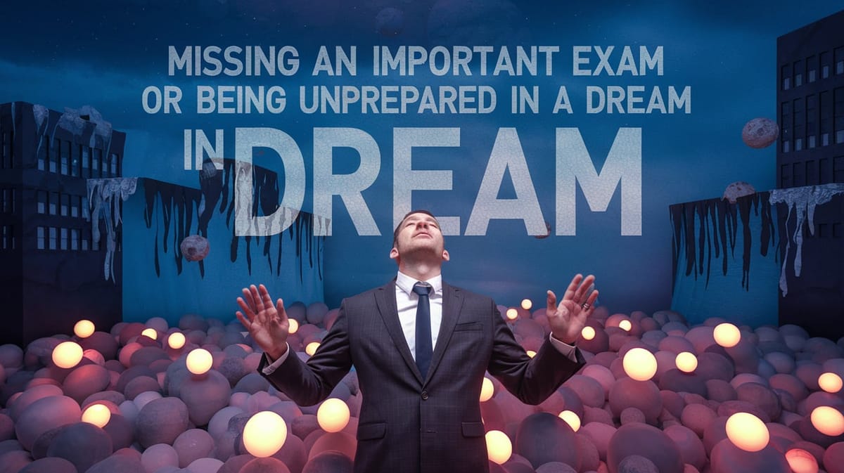 Missing an Important Exam or Being Unprepared in a Dream