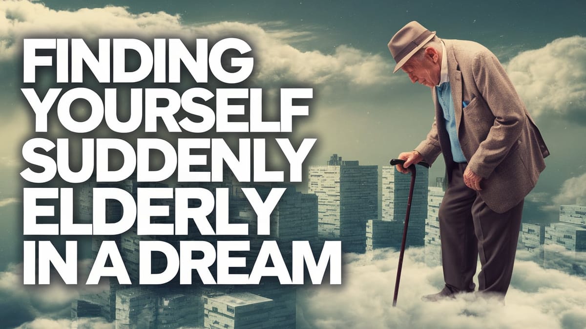 Spiritual Meaning of Finding Yourself Suddenly Elderly in a Dream