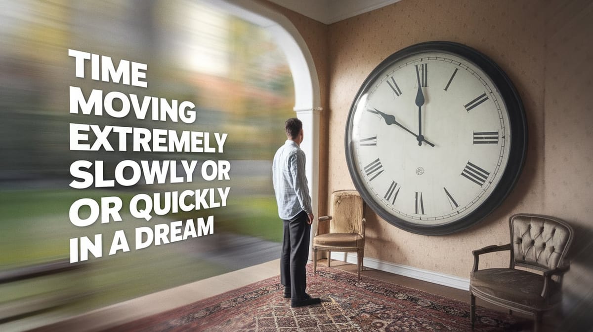 Time Moving Extremely Slowly or Quickly in a Dream