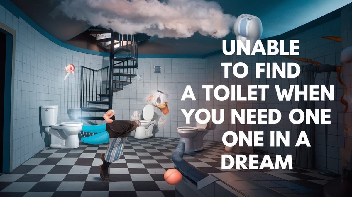 Unable to Find a Toilet When You Need One in a Dream