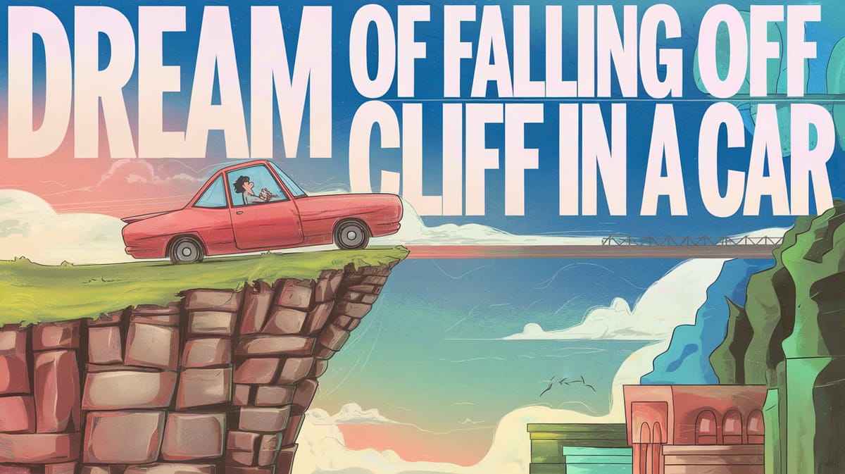 Dream of Falling Off a Cliff in a Car - Meaning and Interpretation