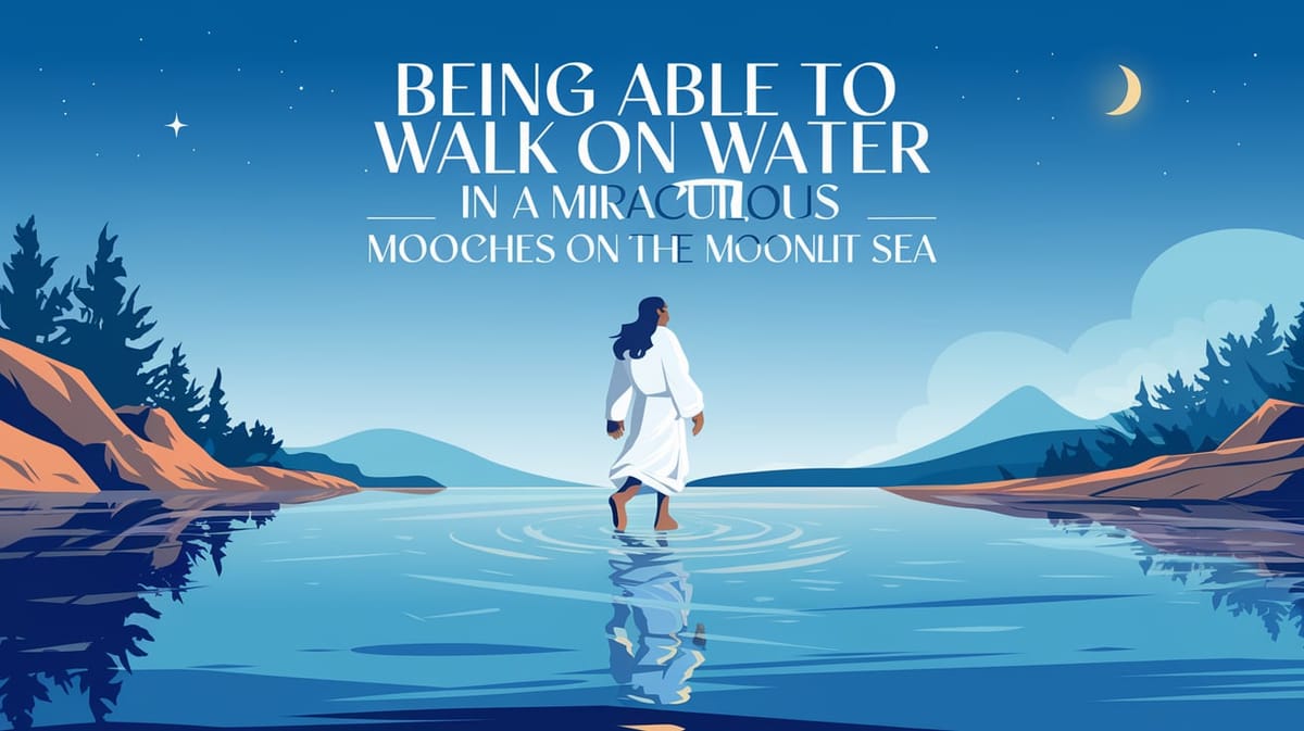 Being Able to Walk on Water in a Dream: Miraculous Mooches on the Moonlit Sea