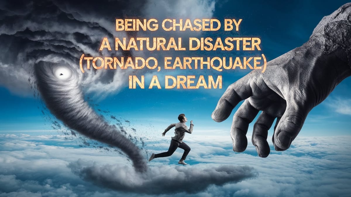 Being Chased by a Natural Disaster (Tornado, Earthquake) in a Dream: Interpretations of Nature's Dramatic Pursuit