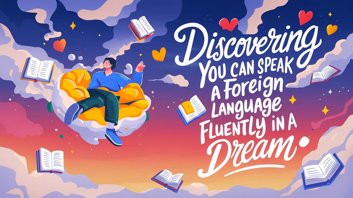 Discovering You Can Speak a Foreign Language Fluently in a Dream: Decrypting the Dream Dialects