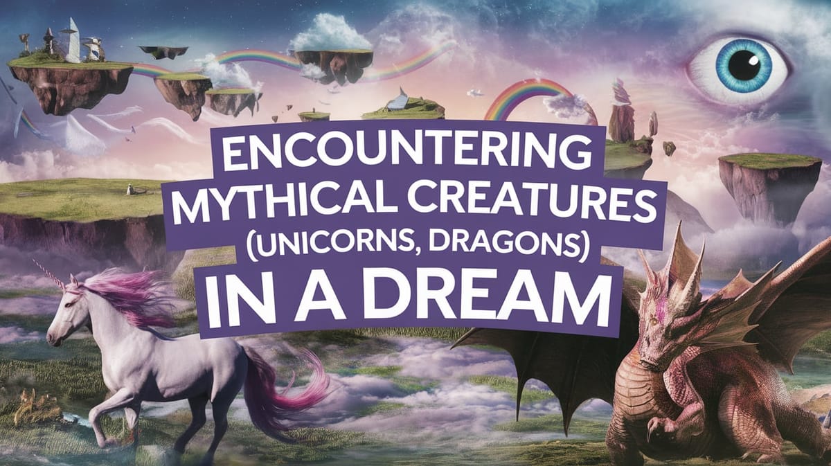 Spiritual Meaning of Encountering Mythical Creatures (Unicorns, Dragons) in a Dream