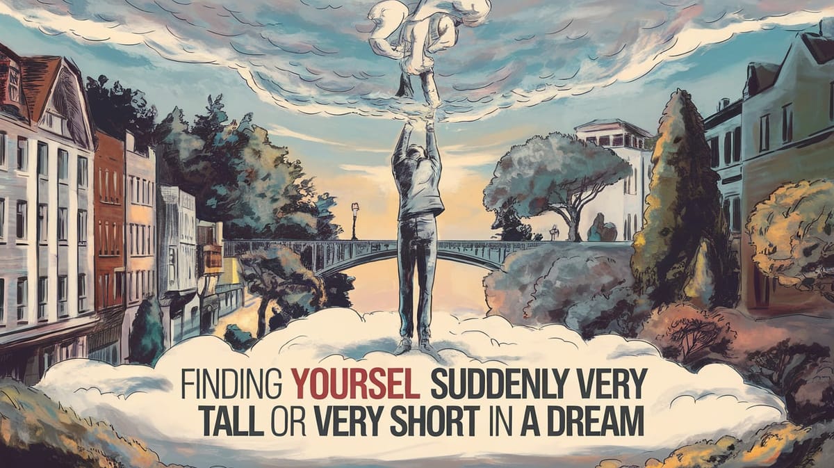 Finding Yourself Suddenly Very Tall or Very Short in a Dream: Scaling the Heights and Depths of Dream Proportions