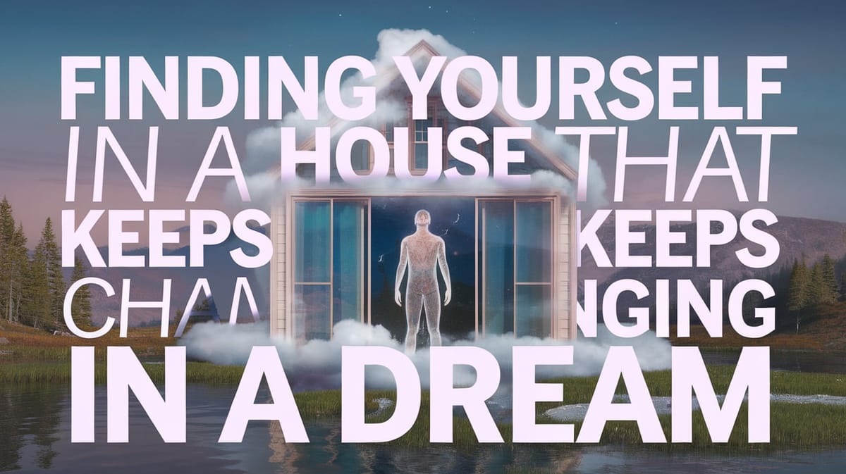 Spiritual Meaning of Finding Yourself in a House that Keeps Changing in a Dream