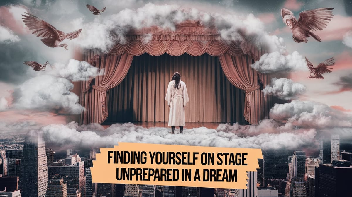 Spiritual Meaning of Finding Yourself on Stage Unprepared in a Dream
