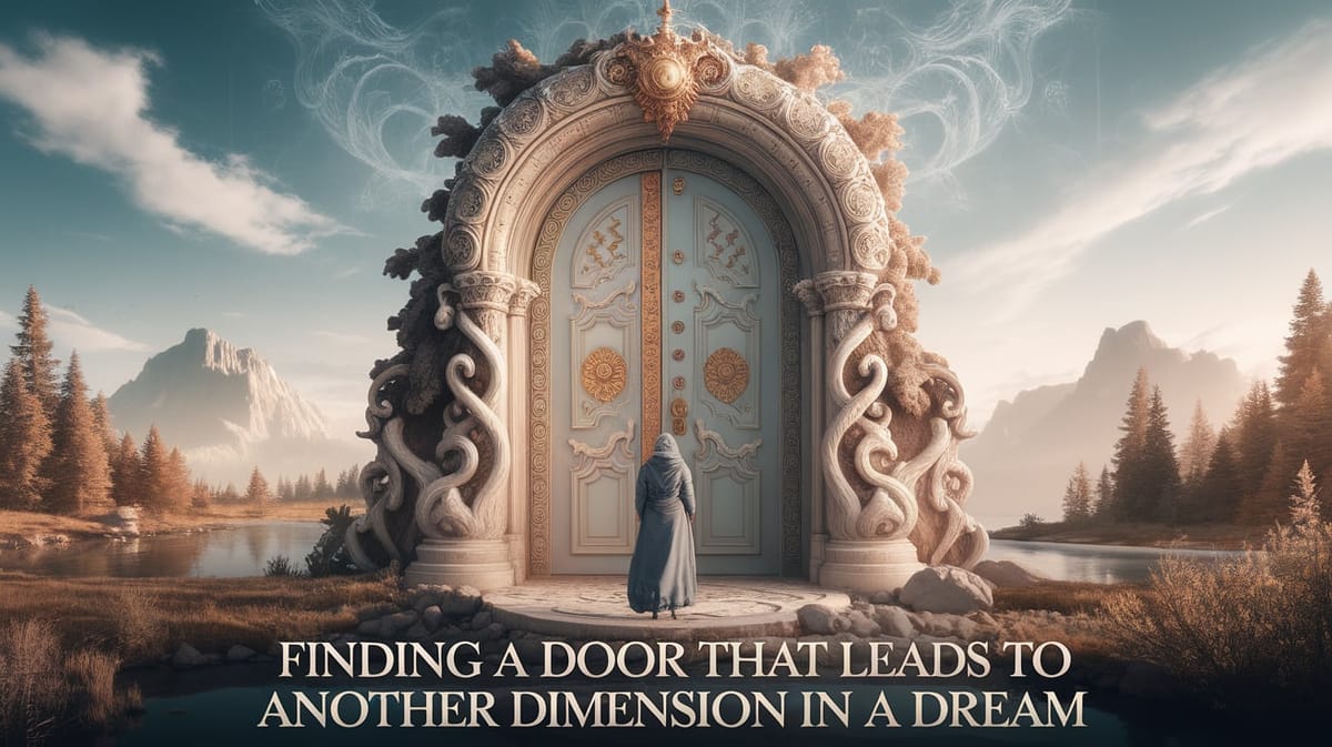 Finding a Door That Leads to Another Dimension in a Dream