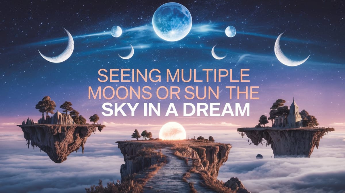 Spiritual Meaning of Seeing Multiple Moons or Suns in the Sky in a Dream