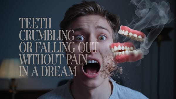 Teeth Crumbling or Falling Out Without Pain in a Dream