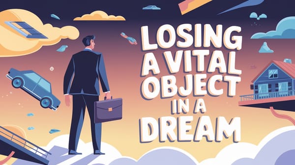 Losing a Vital Object in a Dream