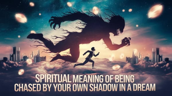 Spiritual Meaning of Being Chased by Your Own Shadow in a Dream