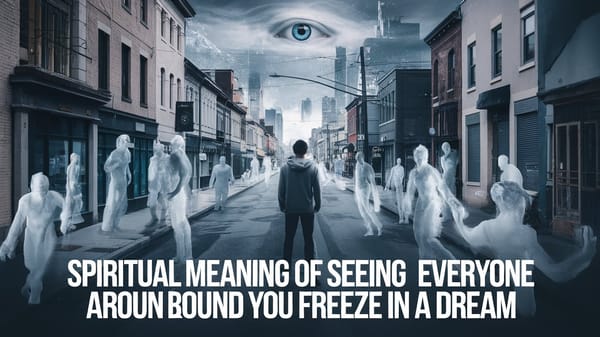 Spiritual Meaning of Seeing Everyone Around You Freeze in a Dream