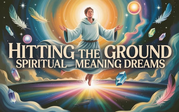 hitting the ground spiritual meaning dreams