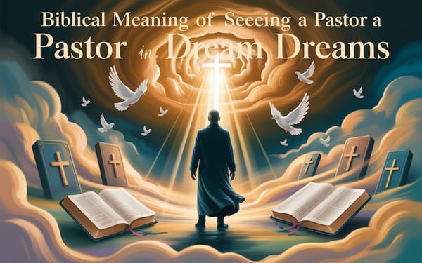 Biblical Meaning Of Seeing A Pastor In A Dream Dreams