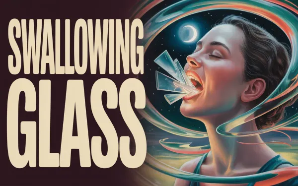 Swallowing glass in a dream meaning and interpretation